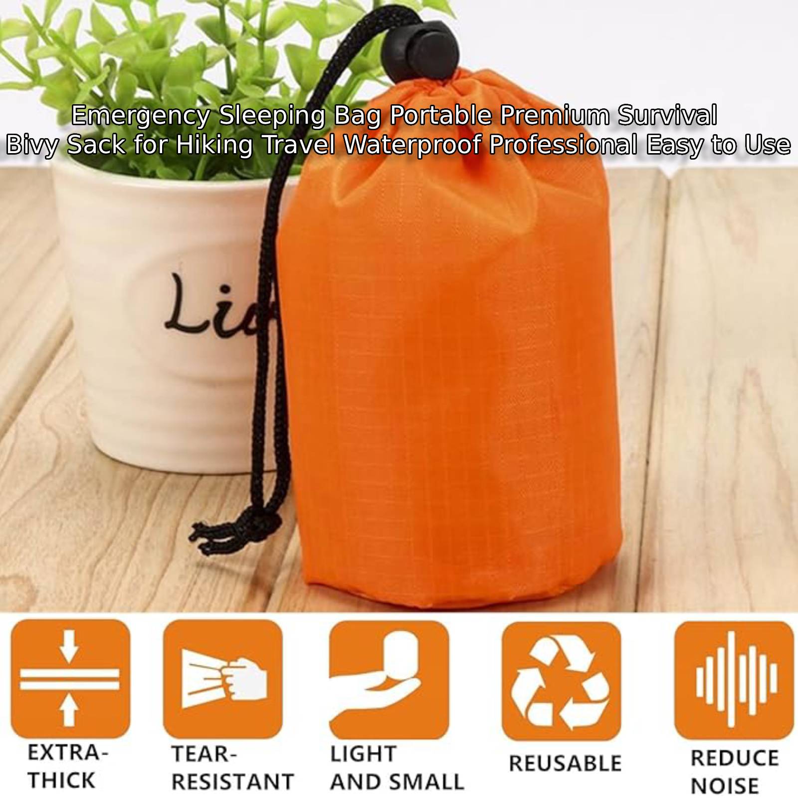 Bivy Bag Emergency - كيس نوم للطوارئ محمول عالي الجودة