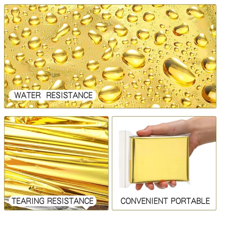 Survival Blanket Reflective - بطانيات طوارئ عاكسة للحرارة من مادة