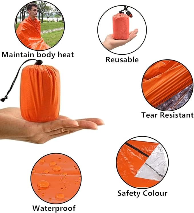كيس نوم للطوارئ محمول عالي الج - مراجعة Bivy Bag Emergency وسعره