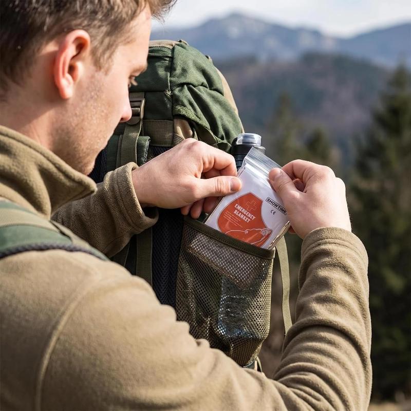 5 قطع من البطانيات الحرارية ال - مراجعة Survival Blanket Reflective وسعره
