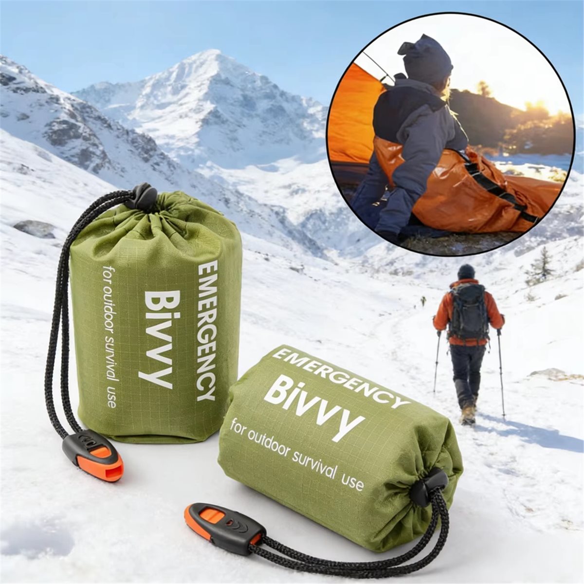 كيس نوم للطوارئ، بطانية للبقاء - مراجعة Bivy Bag Emergency وسعره