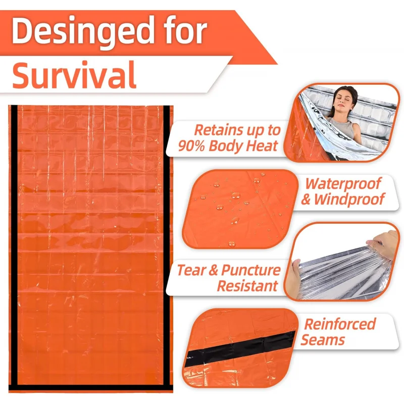 كيس نوم للطوارئ، بطانية للبقاء - مراجعة Bivy Bag Emergency وسعره