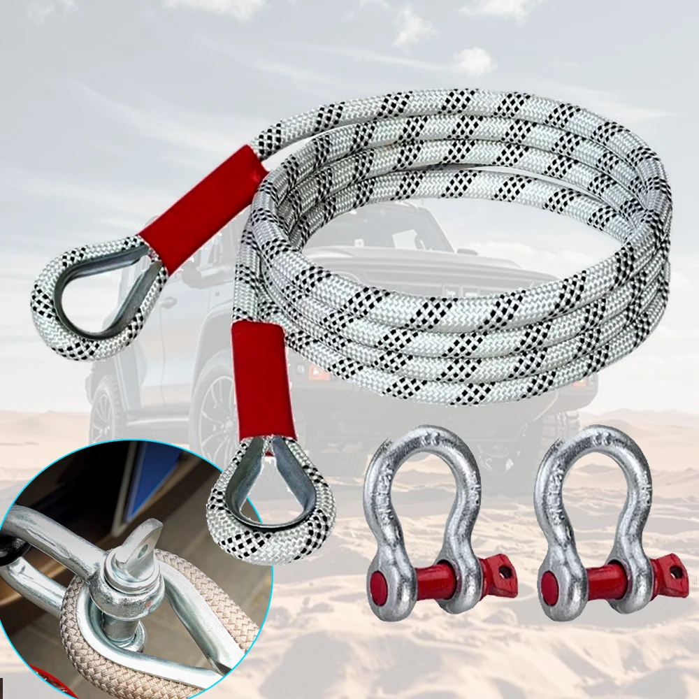حزام سحب السيارة الجديد 4x4 مل - مراجعة Rescue Rope Throw وسعره